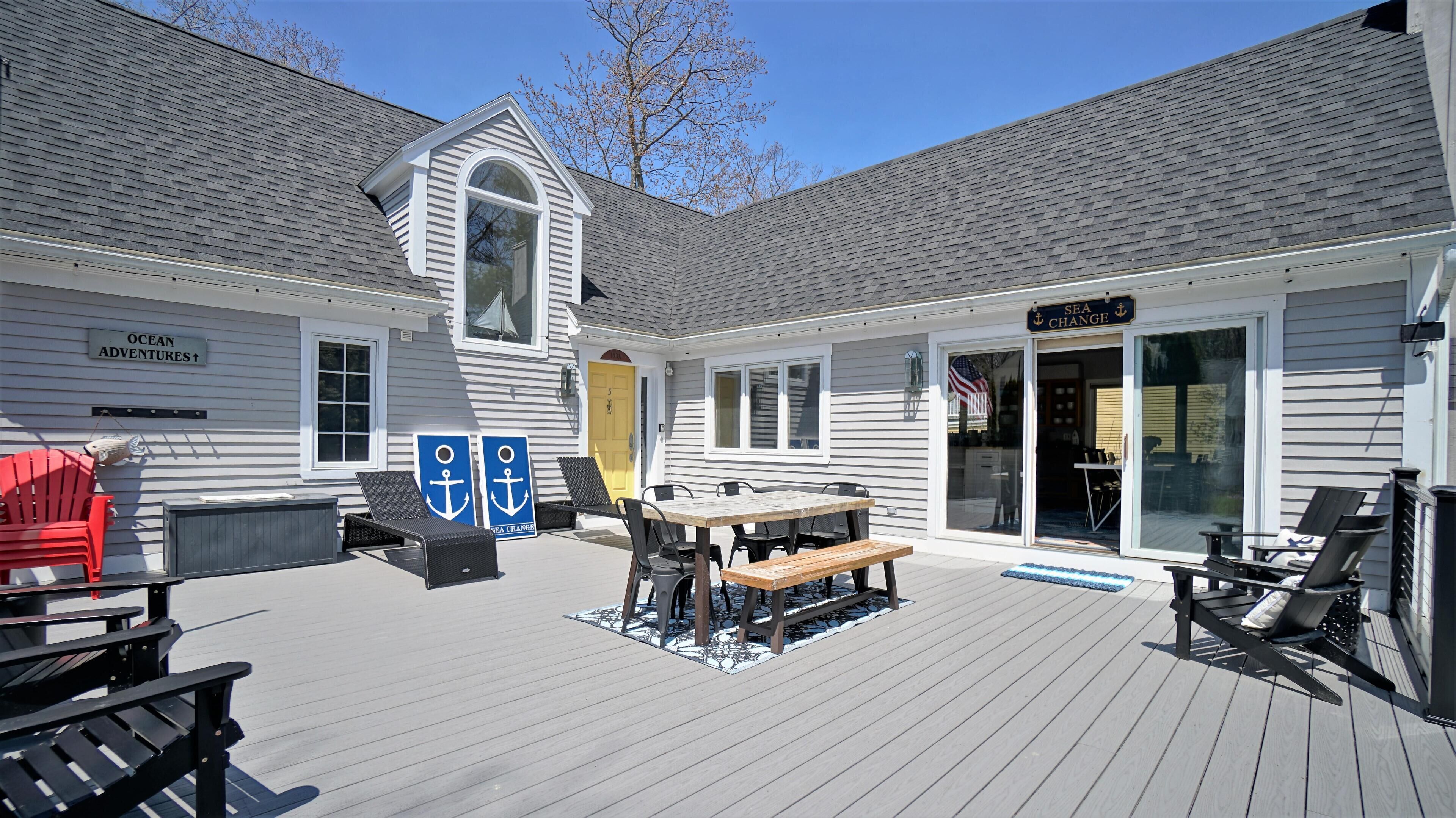 Sea Change | 2 Min Walk to Beach | Outdoor Space | Bayley Vacation Rentals