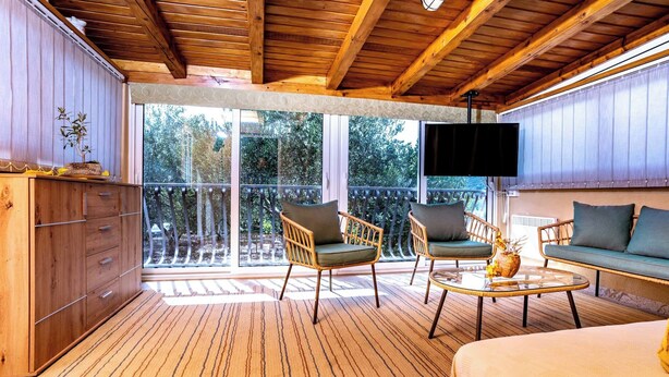 Living area - Holiday home Marinko, (16476), Mundanije, hr (Mundanije)