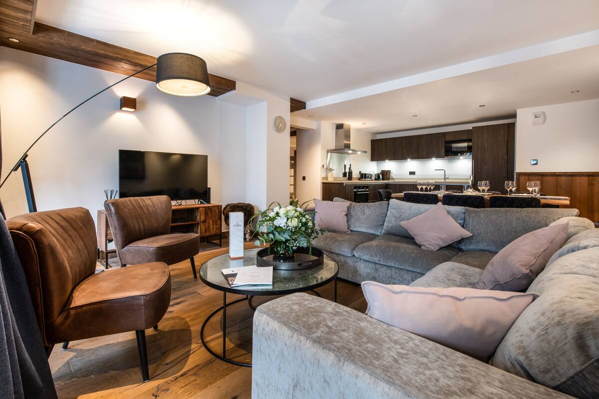 Apartamento | Caja fuerte, cunas (de pago), wifi gratis y decoración individual