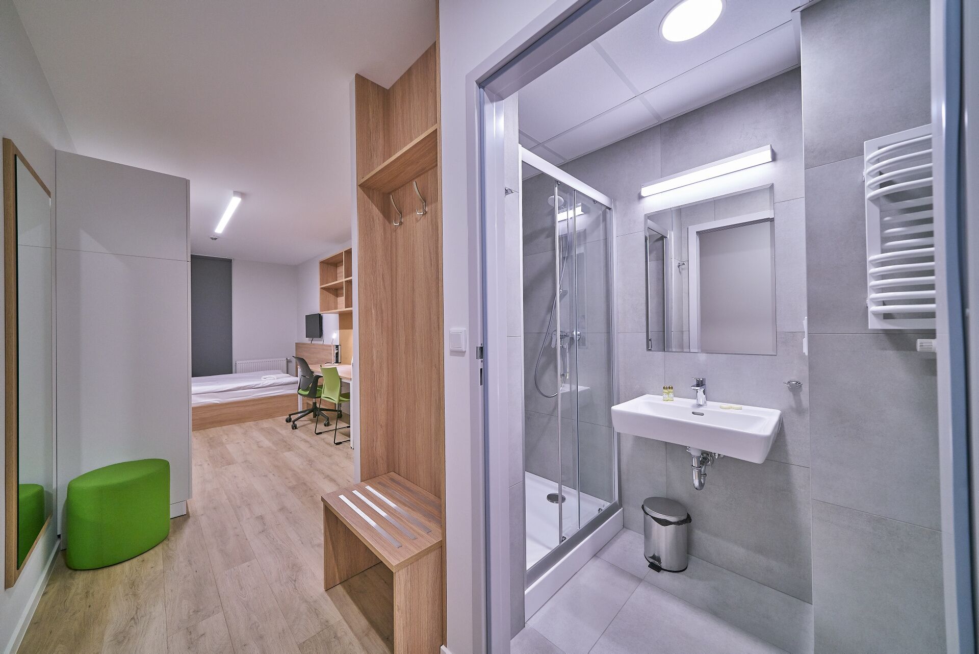 Chambre Double Standard pour 1 personne | Bureau, espace de travail pour ordinateur portable, Wi-Fi gratuit