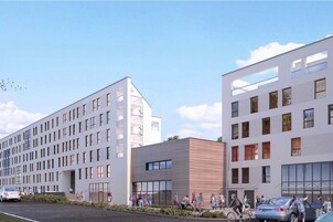 Framhlið gististaðar