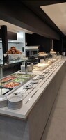 Daily buffet breakfast for a fee
