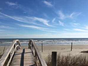 On the beach
