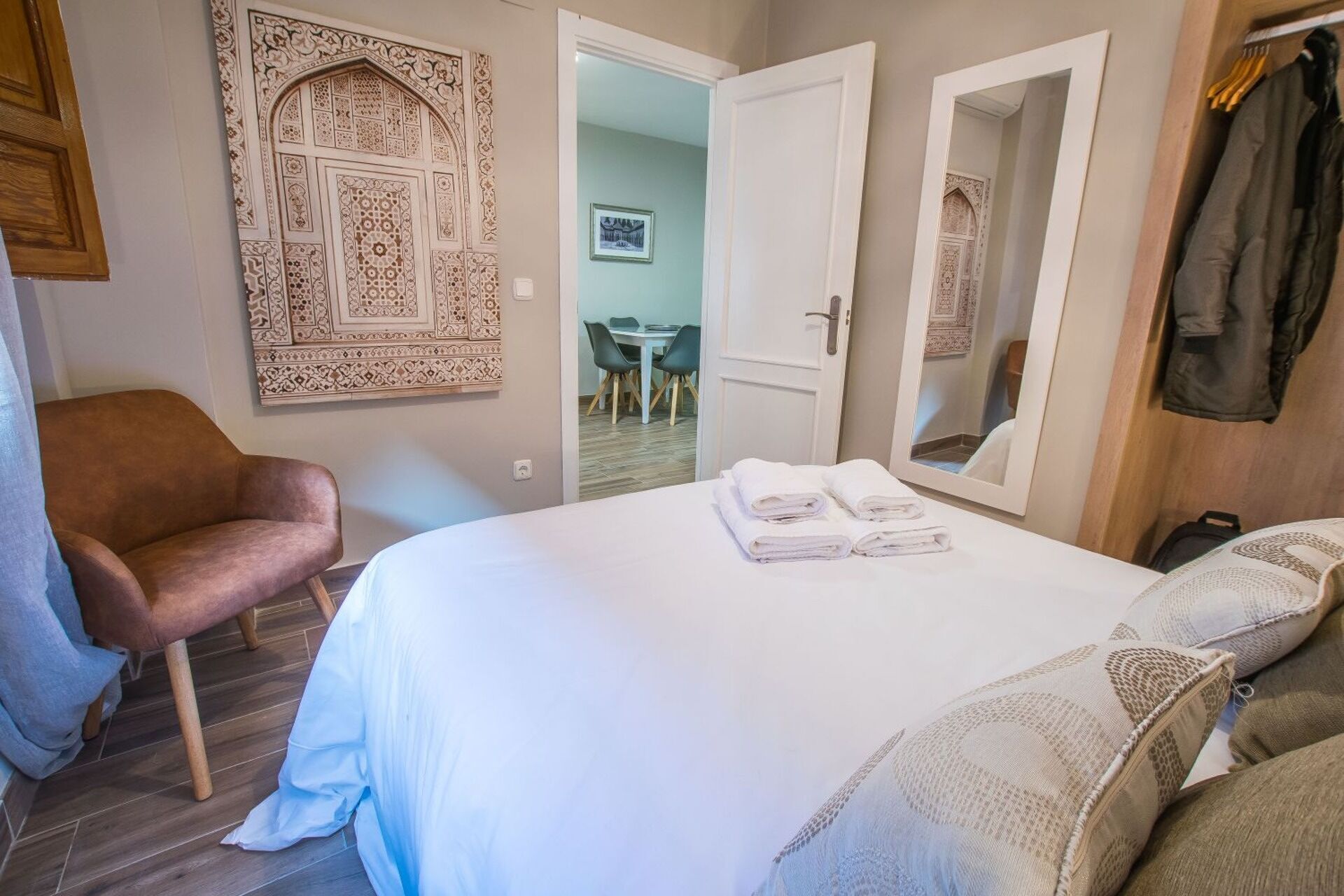 1 bedroom, iron/ironing board