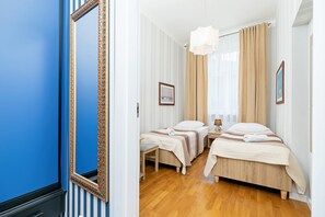 아파트, 침실 2개, 주방 | 2 개의 침실, 다리미/다리미판, 침대 시트