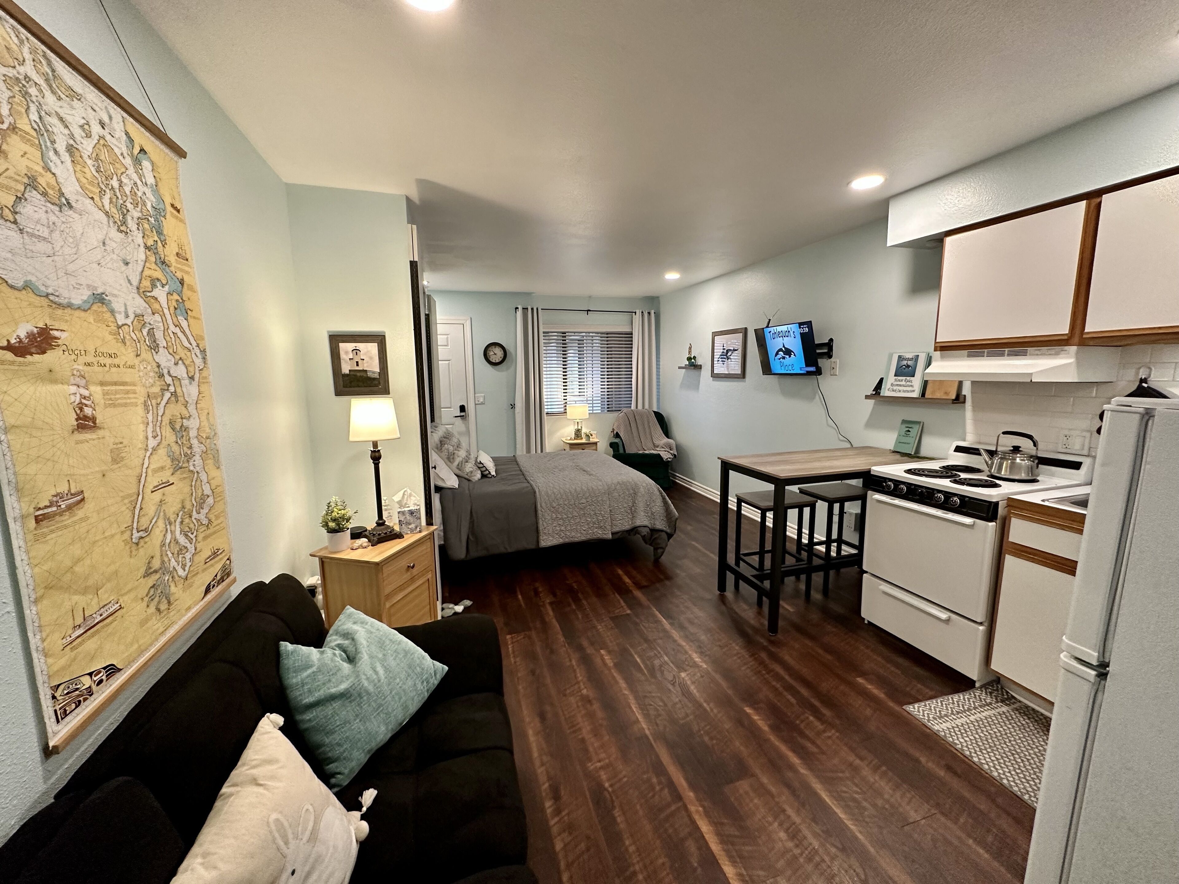 1 間睡房、熨斗/熨衫板、免費 Wi-Fi、床單