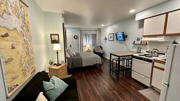 1 間睡房、熨斗/熨衫板、免費 Wi-Fi、床單