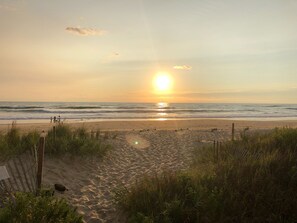 On the beach