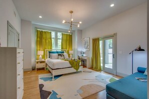 2 bedrooms, iron/ironing board, travel crib, WiFi