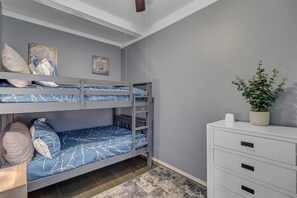 5 bedrooms, iron/ironing board, travel crib, WiFi