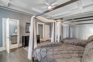 3 bedrooms, iron/ironing board, travel cot, WiFi