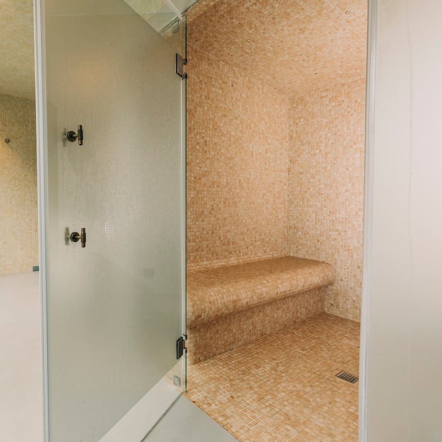 Sauna, steam room, body treatments, hot stone massages