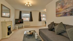Apartment | Living area | Flat-screen TV - Karah Suites - Duke St Bridgwater (Bridgwater)