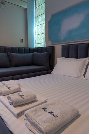 Kamar Triple | Brankas, Wi-Fi gratis, dan seprai linen