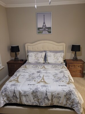 2 bedrooms, iron/ironing board, free WiFi, bed sheets