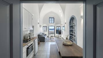 Two-Bedroom House with Caldera View | Cozinha privada | Cafeteira/chaleira