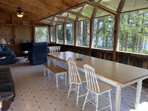 Dining - Great Sacandaga Lake - scenic lake front retreat (Northville)