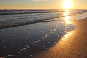 On the beach