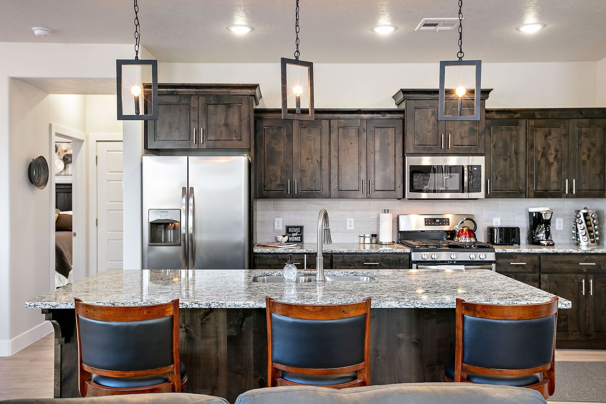 Casa, 4 quartos | Cozinha privada | Geladeira, fogão, cafeteira/chaleira, torradeira