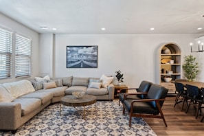 House, Multiple Bedrooms | Living area | Smart TV