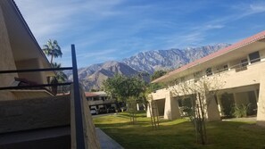 Blick von der Unterkunft