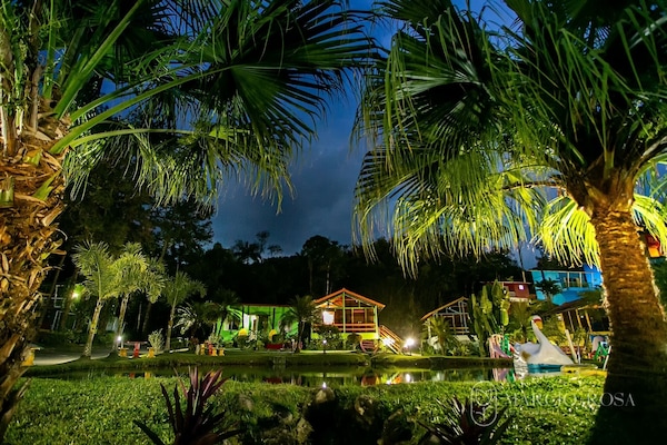 Front of property - evening/night