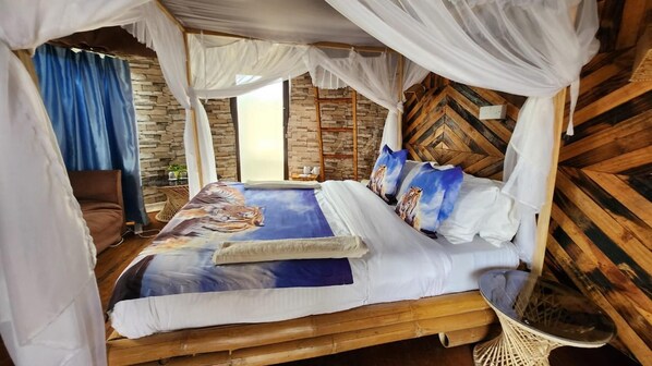 Cabaña | 1 habitación, wifi gratis y ropa de cama