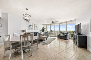 Smart TV, DVD player, ping pong, books