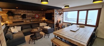 St Gervais les Bains, sur les hauteurs vue magnifique,  appartement 12 couchages