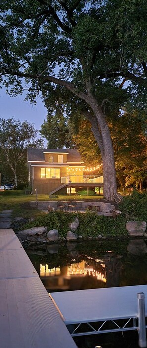 Exterior - Renovated Lake Home Sunset Oasis close to downtown on Big Stone (Ortonville)