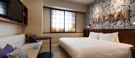 Chambre double, non-fumeur | Coffre-fort, bureau, espace de travail pour ordinateurs portables