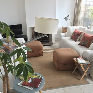 Télévision, lecteur de DVD, chaîne hi-fi