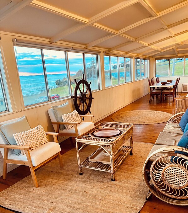 TV, DVD player, books