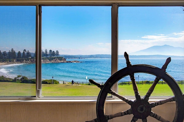 Undisturbed view of Horseshoe Bay Beach from your balcony