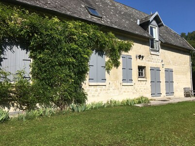 Pretty house in a pretty fortified village from the 13th century