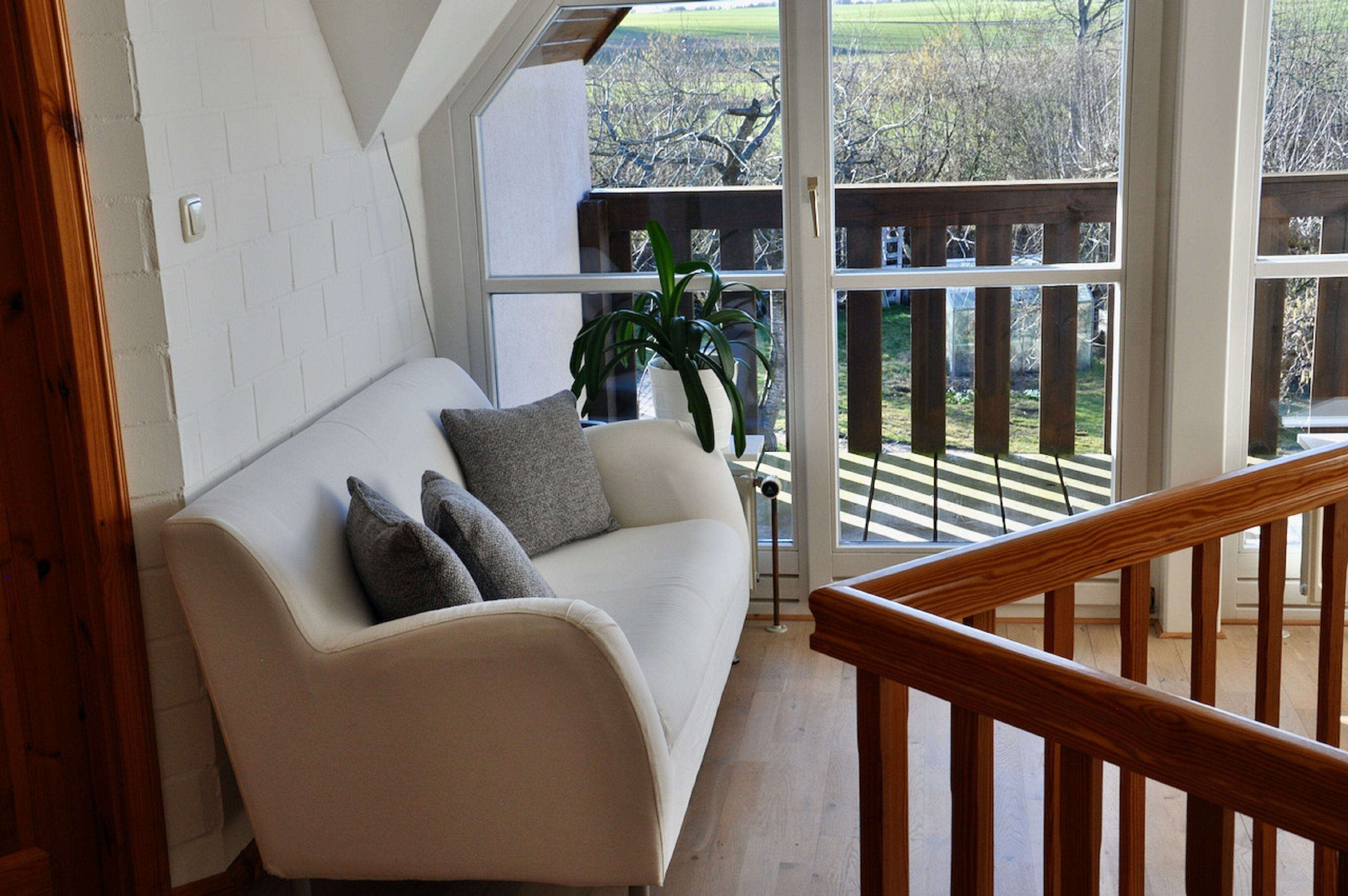 Télévision, cheminée, table de tennis de table