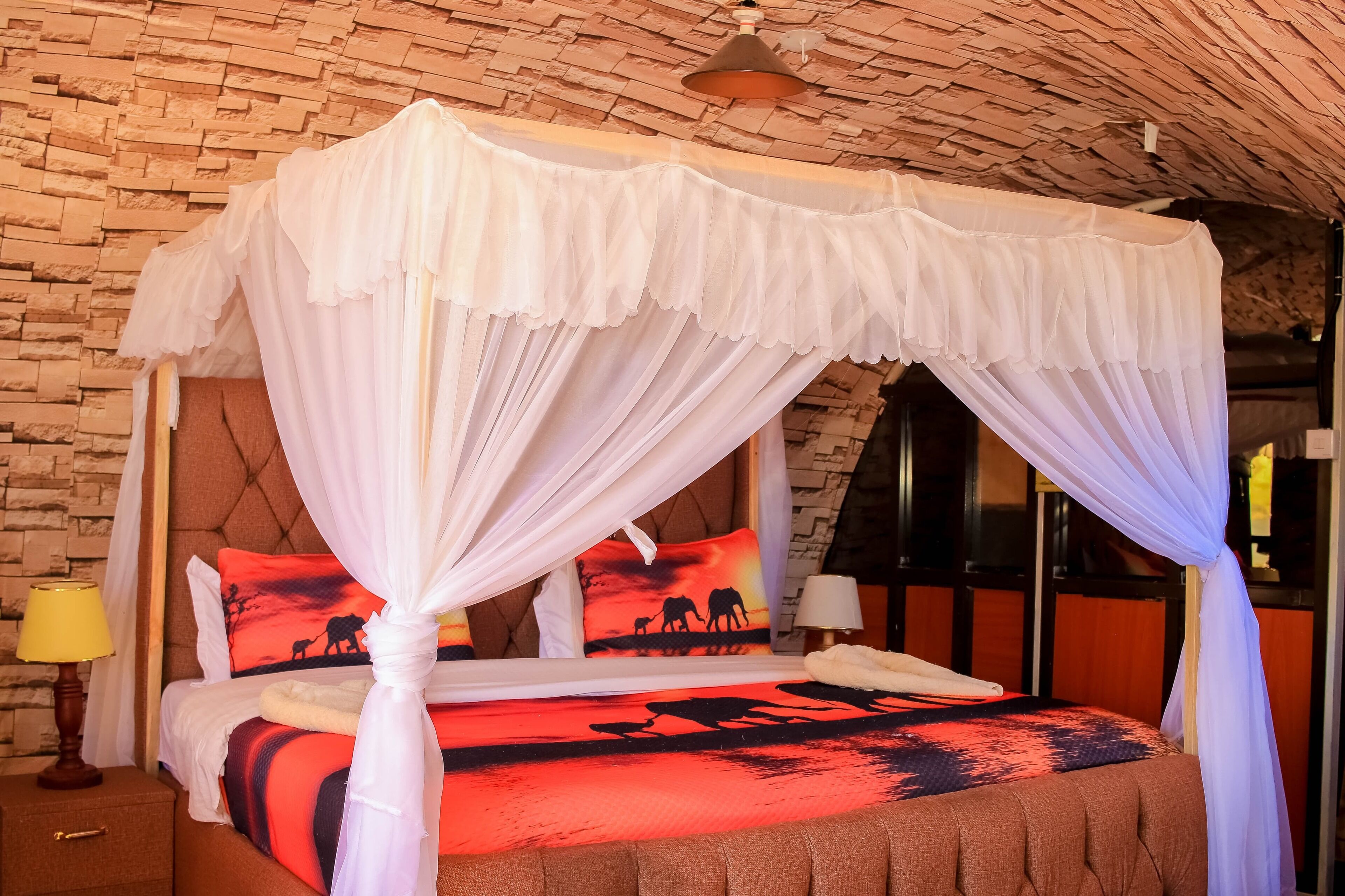 Ferienhütte | 1 Schlafzimmer, kostenloses WLAN, Bettwäsche