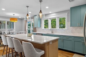 Dishwasher, dining tables - Endless Sunset - 30A, Heated Private Pool, Fire Pit, Steps to the Sand! (Santa Rosa Beach)