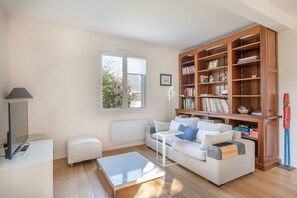 Télévision, cheminée