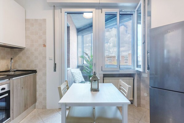 Microwave, oven, stovetop, toaster