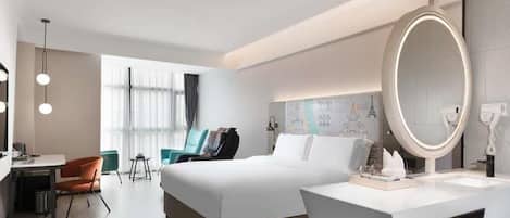 Deluxe Room, 1 King Bed | In-room safe, free WiFi, bed sheets