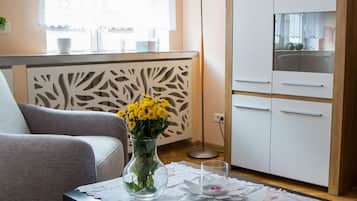 Classic Apartment | Living area | Flat-screen TV