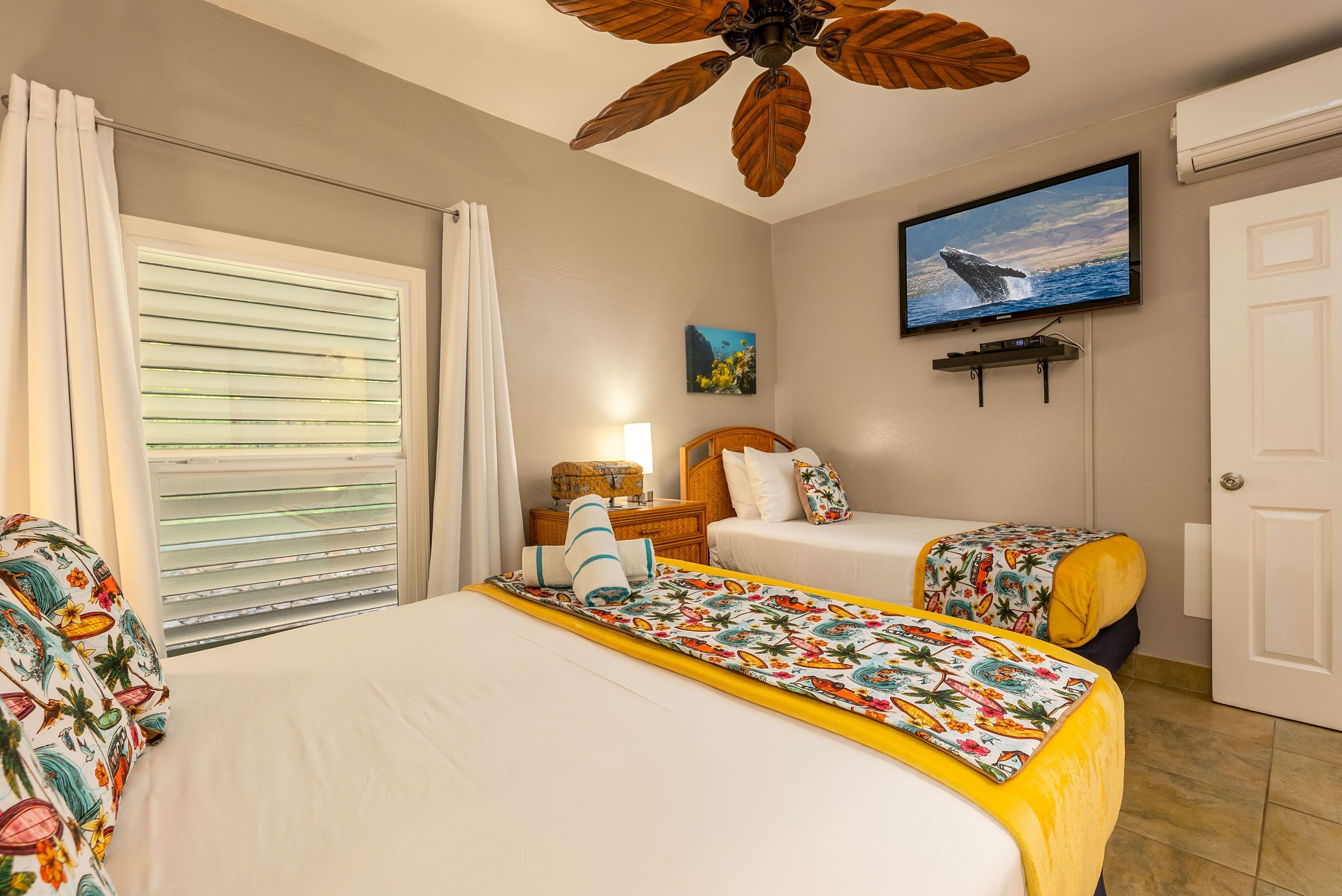 2 bedrooms, iron/ironing board, free WiFi, bed sheets