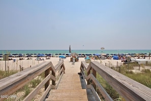 On the beach