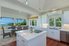 House, 2 Bedrooms | Private kitchen | Fridge, oven, coffee/tea maker, toaster - Makana Akua Haena 2 Bedroom Home by RedAwning (Hanalei)