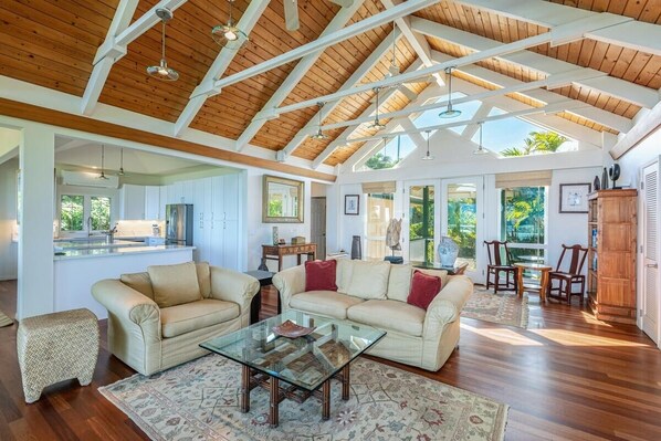 House, 2 Bedrooms | Living area - Makana Akua Haena 2 Bedroom Home by RedAwning (Hanalei)
