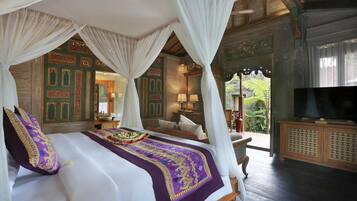 Down duvets, pillow-top beds, minibar, in-room safe