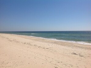 On the beach