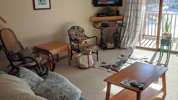 TV connectée, cheminée