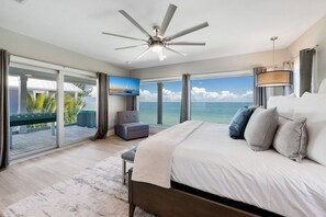 4 bedrooms, desk, iron/ironing board, travel cot